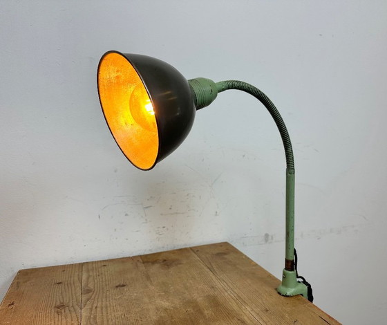 Image 1 of Industrial Gooseneck Table Lamp from Instala Děčín, 1960s