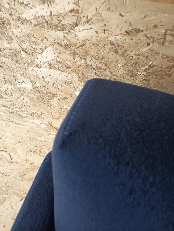 Image 1 of CASSINA Utrecht 637 armchair in Midnight BLUE Kvadrat wool by Gerrit Rietveld