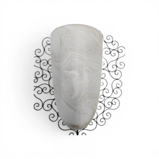 Applique in ferro battuto con vetro ambrato satinato / cornice in metallo – Glass (photo 15 of 18)