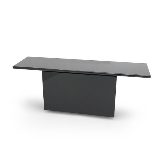 Image 1 of Schwarz lackiertes „Sheraton“-Sideboard von Giotto Stoppino für Acerbis, 1970er