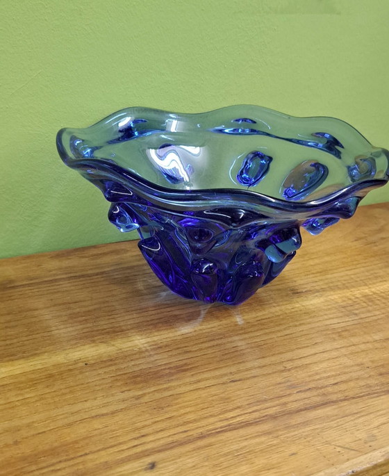 Murano Glazen Schaal, Schalen, Blauw (foto 2 van 9)