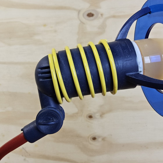 Image 1 of Vintage tafellamp Esto Oosterijk Memphis stijl (80s design) memphis style bureaulamp (kleurrijk)