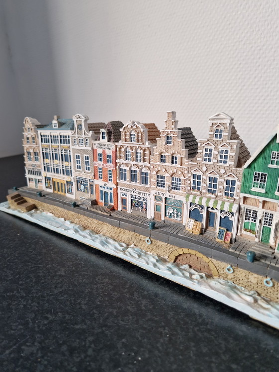 Image 1 of Vintage Canal Houses Ceramic Houses Shops