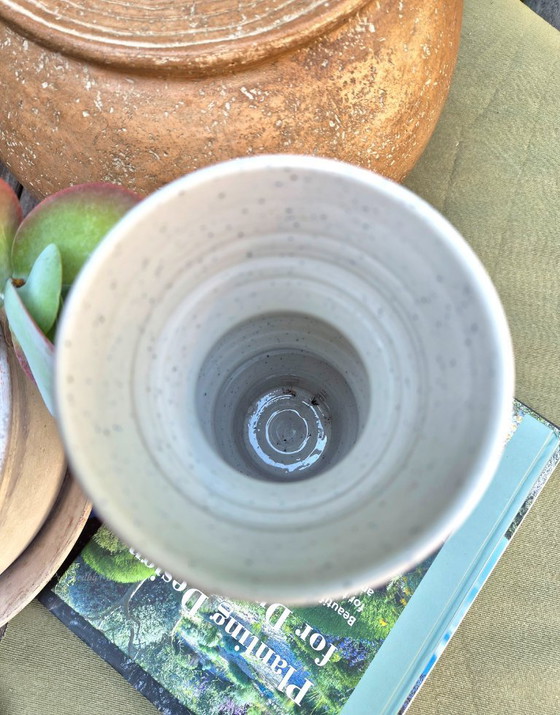 Image 1 of Brand new modern HK Living design vase speckled clay vase. 