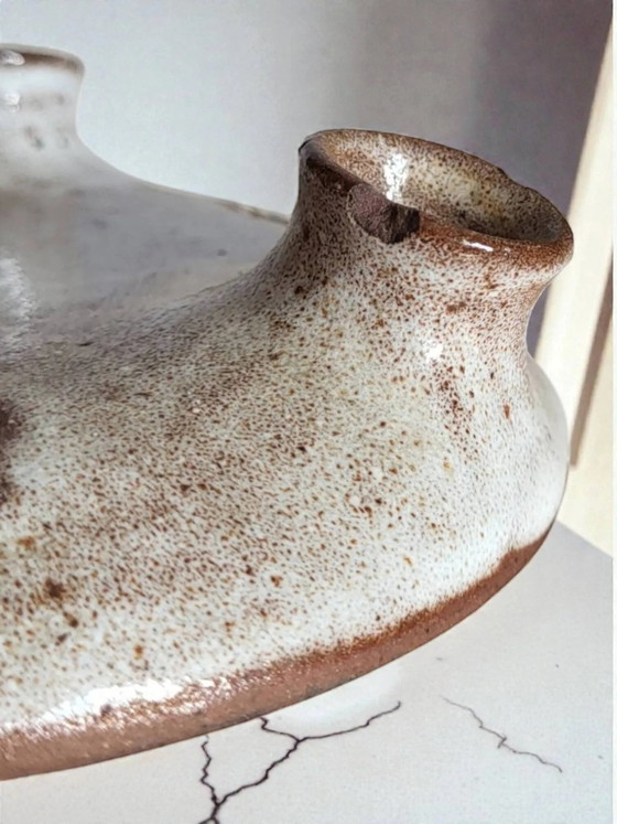 Blumenvase aus Steinzeug Ratilly / Pierlot / Puisaye – Vasen, Porcelain (photo 5 of 6)