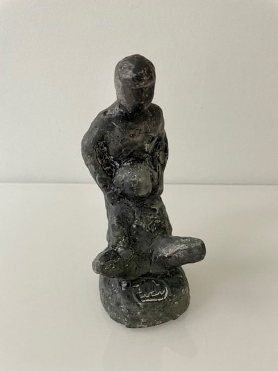 Escultura de Tony van de Vorst ‘Kinderen’ – 1989 – Stone (photo 9 of 15)