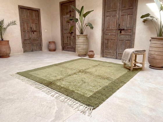 Image 1 of Berberkleed van zuivere wol, traditioneel gemaakt, 150x250 cm