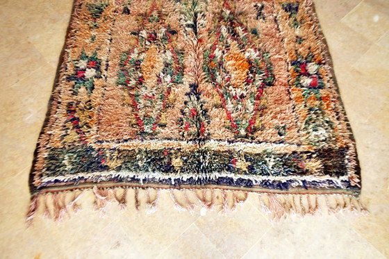 Image 1 of Tappeto bouaad marocchino dai toni tenui 392 x 188 cm 