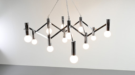 Vintage modularer Kronleuchter, ca. 1970