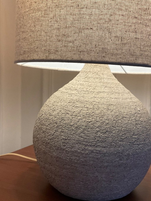 Base per lampada in ceramica fatta a mano – anni '60