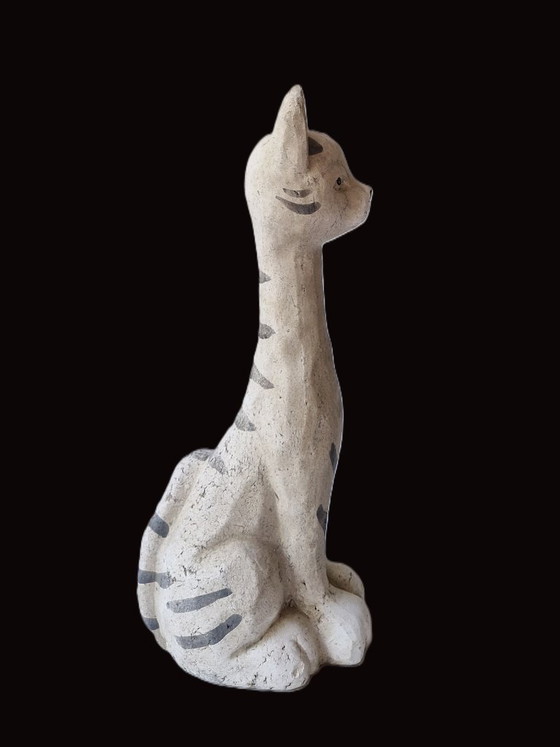Grand chat en terre cuite - 27,5 cm – Objets déco, Ceramic (photo 6 of 7)