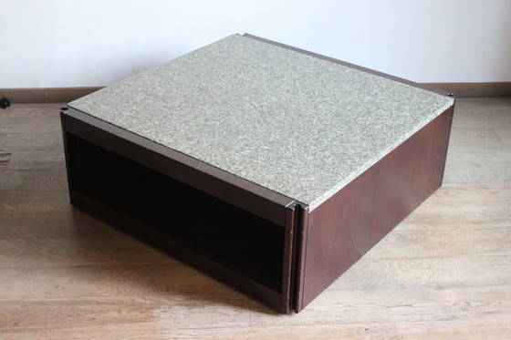 Image 1 of Angelo Mangiarotti 4D Coffee Table for Molteni, Italy 1960s