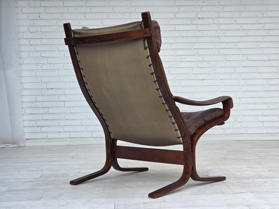 Image 1 of 1970, Noors ontwerp door Ingmar Relling voor Westnofa, model "Siesta" met armleuningen