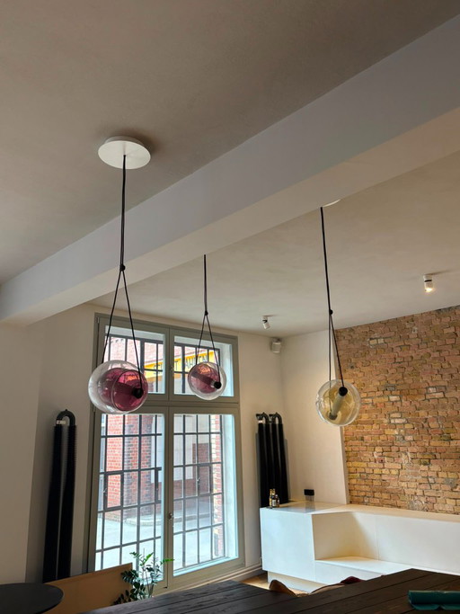 3 Suspensions BROKIS CAPSULA – Design Lucie Koldova