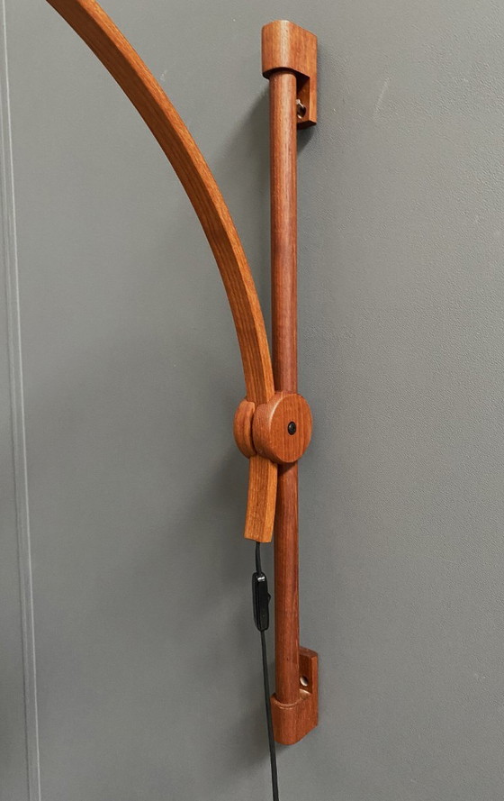 Image 1 of Applique murale danoise en teck de la marque Domus Denmark, années 1970