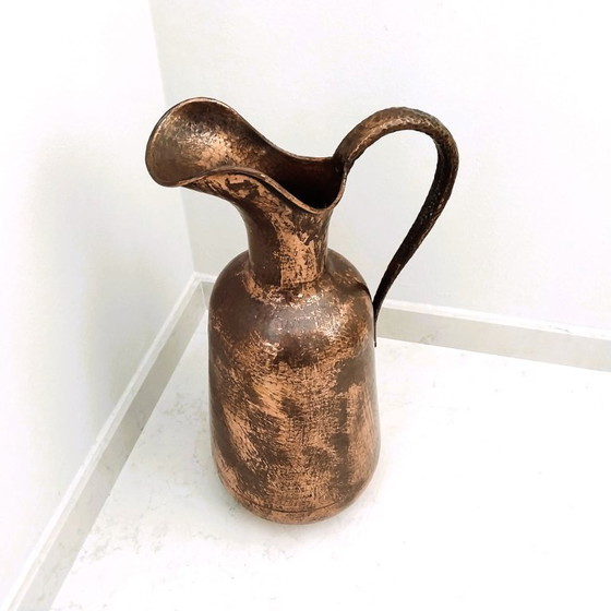Image 1 of  Decorative Jug in Hammered Copper – Rustic and Timeless Charm