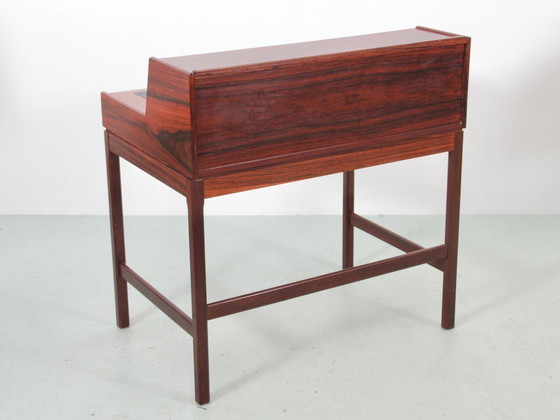 Petit bureau à gradin scandinave en palissandre de Rio – Tables d'appoint, Wood (photo 4 of 13)
