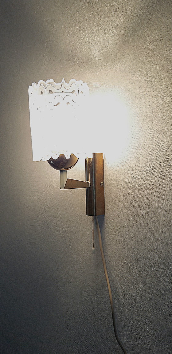 Image 1 of lámpara de pared fagerlund orrefors kalmar años 60