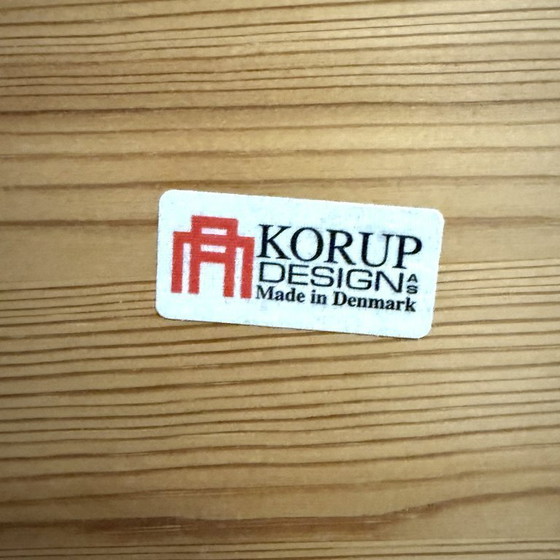 Image 1 of Korup Stolefabrik solid pine bench with storage Denmark