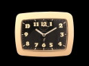 Vintage JAZ Discreto “CLAUSIC” alarm clock – French design, orange, 1970s