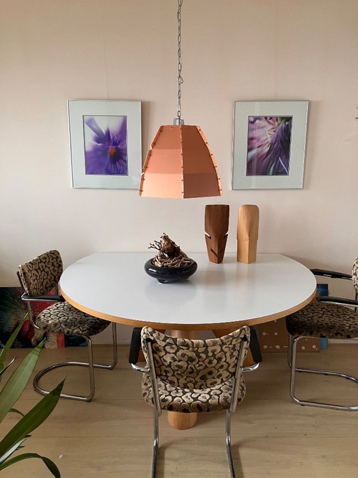 Lámpara colgante de cobre, marca Qazqa