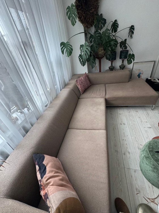 Divano angolare Sur plus, Sur&Plus, Divani angolari, Metallo, Tessile, Beige (foto 2 di 5)