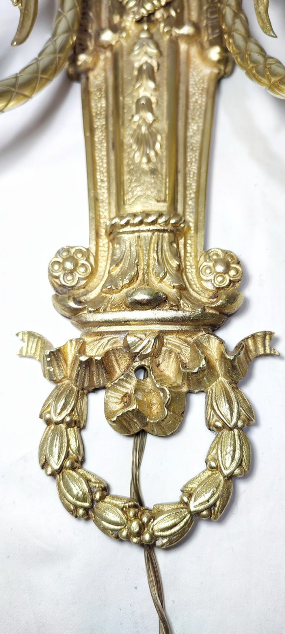 Image 1 of Applique da parete in bronzo, Francia, anni '50