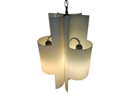 Image 1 of Space Age verlichting - acrylaat - chroom - Italie - 3e kwart 20e eeuw