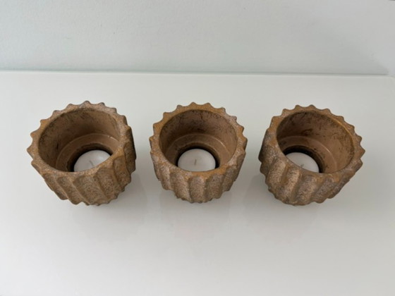 Set di 3 Portacandele Robusti – Urban Design – Ceramic (photo 3 of 10)