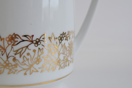 Image 1 of Elégante cafetière en porcelaine de Birkenhammer, fabriquée en Tchécoslovaquie en 1969