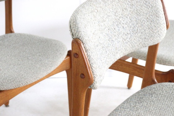 Image 1 of Set of 4 Erik Buch chairs O.D. Mobler model 49 vintage Danish