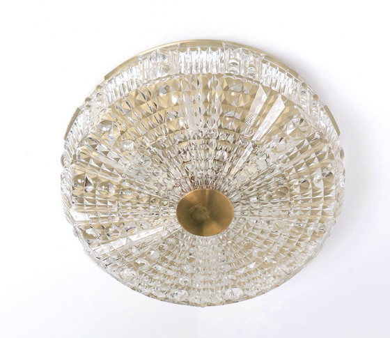 Image 1 of Carl Fagerlund plafondlamp, Orrefors/Lyfa 1960s