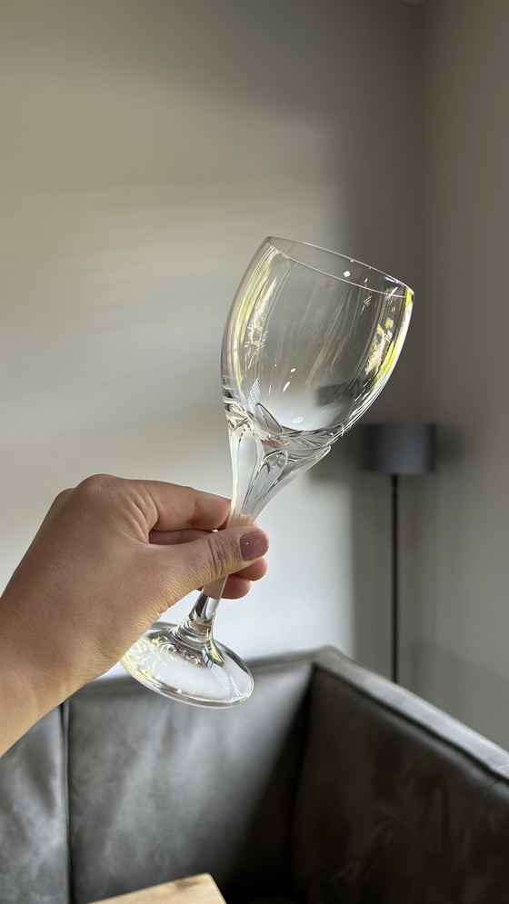 Image 1 of Beautiful Schott Zwiesel La Fleur crystal glass dinnerware