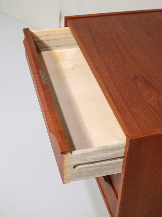 Image 1 of (2x) Kleine Kommode Teakholz vintage Dänisch