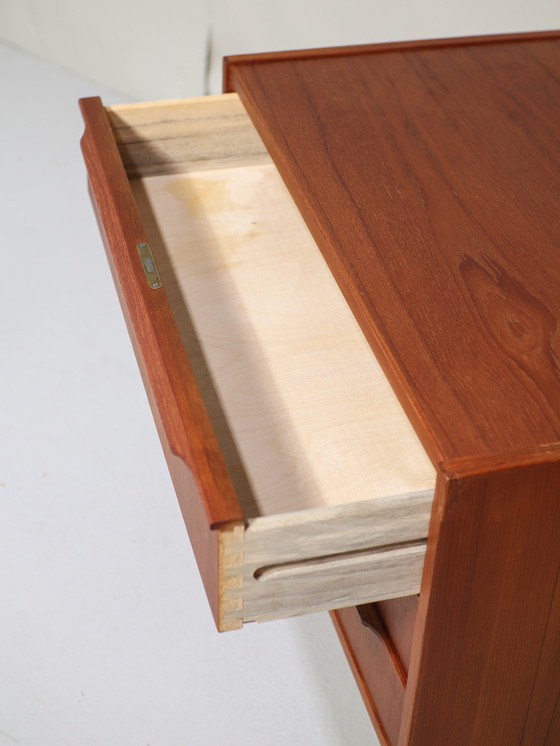 Image 1 of (2x) Petite commode en teck vintage danoise