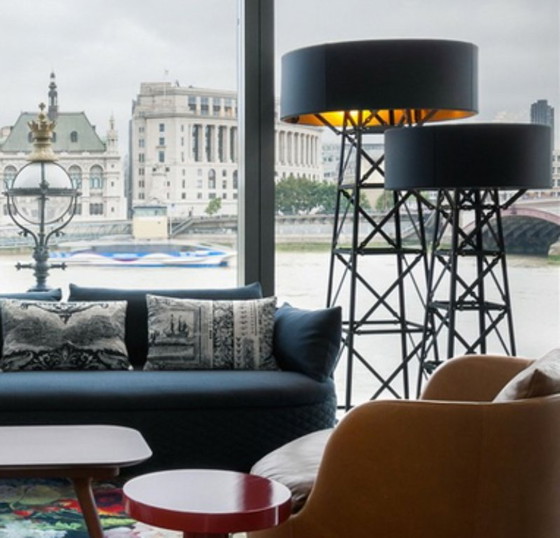 Lampada da costruzione Moooi S – Lampade da terra, Metal, Brass (photo 7 of 7)