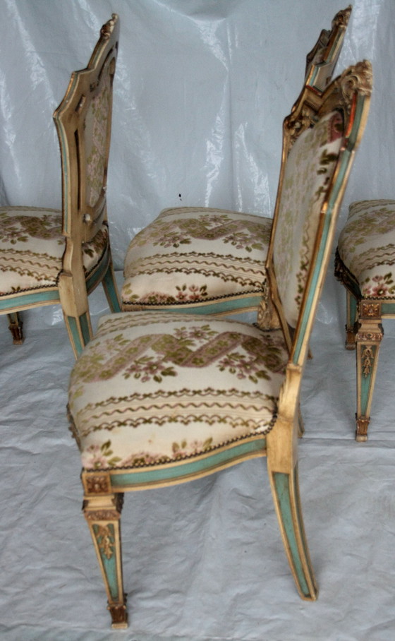 Image 1 of Ensemble de 4 chaises Napoléon III, seconde moitié du 19e siècle, France