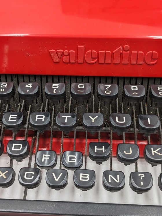 Image 1 of Ettore Sottsass - Olivetti - Valentine - Typewriter - 1970-1980