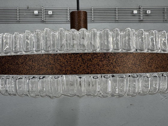 Image 1 of 1960s Plastic Pendant Lamp with Retro Design