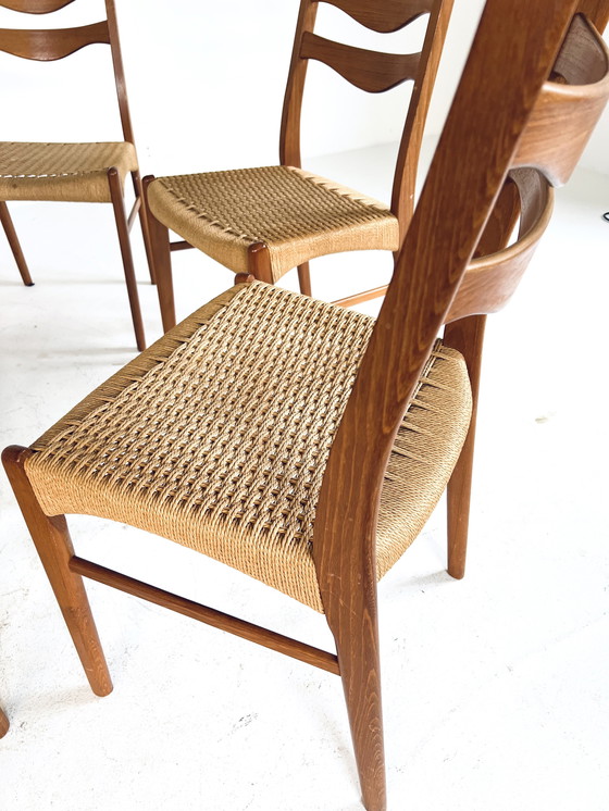 Image 1 of 6x Arne Wahl Iversen, Glyngøre Stolefabrik '60