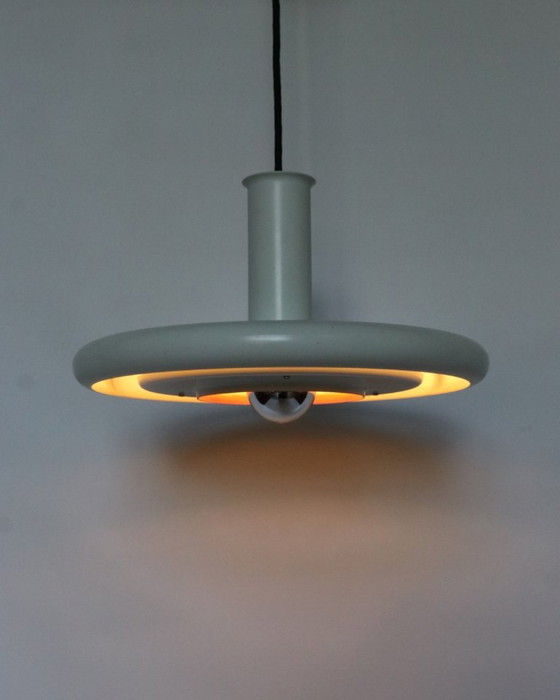 Vintage Danish Hanging Lamp 'Optima' from Fog & Mørup – Pendant lamps, Metal (photo 2 of 10)