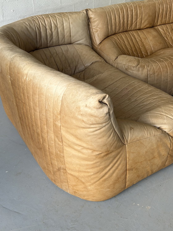 Image 1 of Ensemble canapé d’angle Aralia ligne roset en cuir
