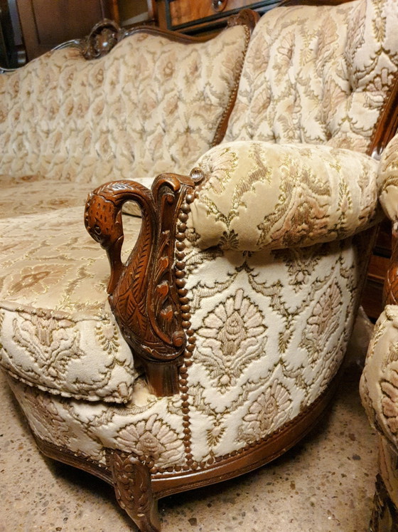 Image 1 of Italian Baroque sofa with armchairs