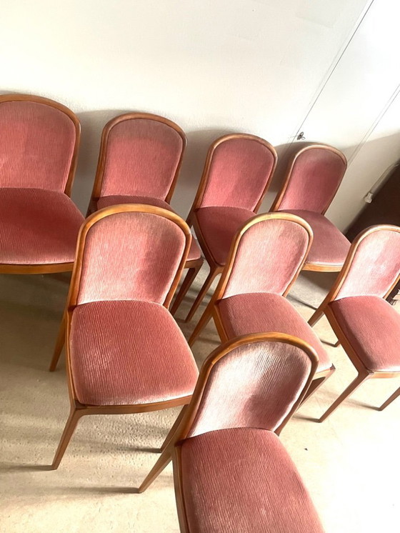 Image 1 of 8 Hollywood regency Stühle plus Armlehnstuhl