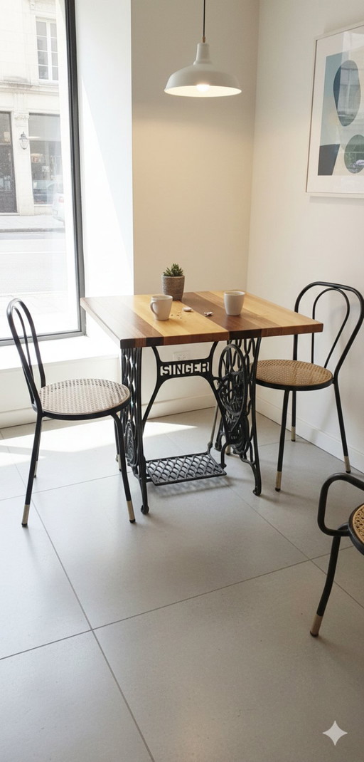 Chanteuse de table de bistro