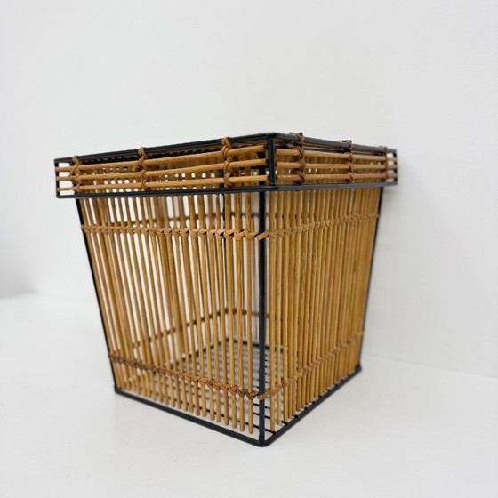 Image 1 of Set of 2 Storage Baskets by Dirk van Sliedregt for Rohé, Netherlands 1960s