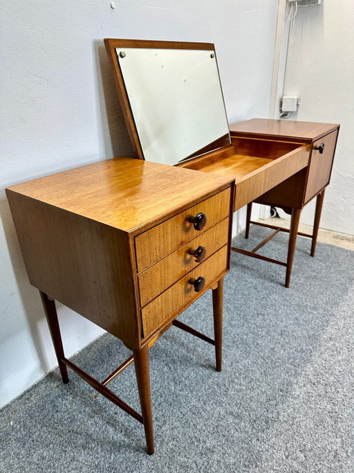 Mid Century Danish Design Teak Dressing Table Vanity 60s