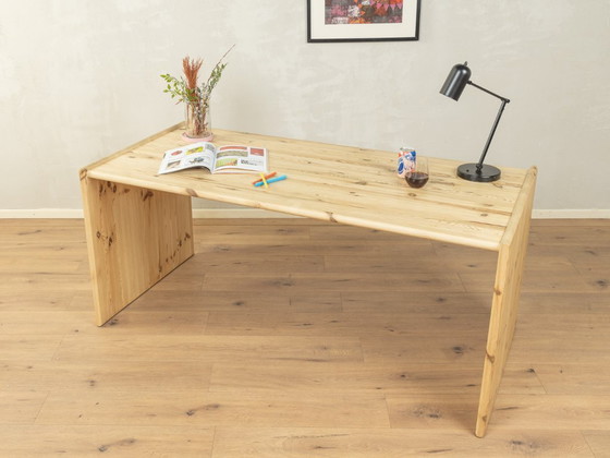 Image 1 of Solid wood desk from the 1980s