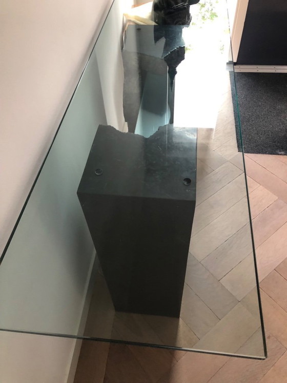 Image 1 of Roche Bobois Console Rideau de Verre