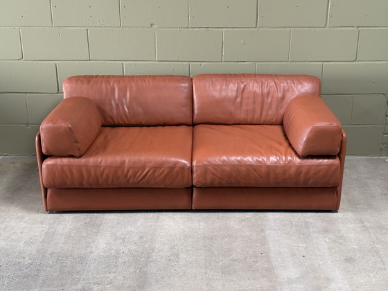 Divano letto De Sede DS-76 in pelle color cognac cammello. – Letti da giorno, Leather (photo 13 of 15)